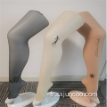 Chaussettes longues quotidiennes pour femmes imprimées en spandex minces respirantes